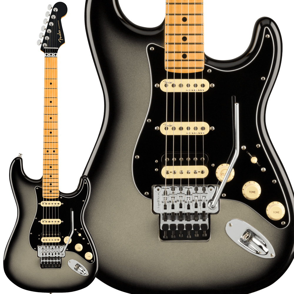 Fender Ultra Luxe Stratocaster Floyd Rose HSS Silverburst エレキ