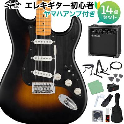 Squier by Fender 40th Anniversary Stratocaster Vintage Edition Satin Wide 2TS エレキギター初心者14点セット 【ヤマハアンプ付き】 ストラトキャスター スクワイヤー / スクワイア 【数量限定】
