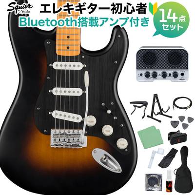 Squier by Fender 40th Anniversary Stratocaster Vintage Edition Satin Wide 2TS エレキギター初心者14点セット 【Bluetooth搭載ミニアンプ付き】 ストラトキャスター スクワイヤー / スクワイア 【数量限定】