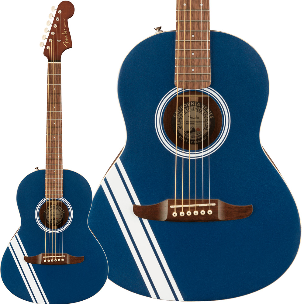 Fender Sonoran Mini Lake Placid Blue w/Competition Stripes 
