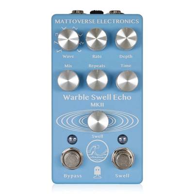 MATTOVERSE ELECTRONICS Warble Swell Echo MKII Blue コンパクトエフェクター ブルー ディレイ マットバースエレクトロニクス 