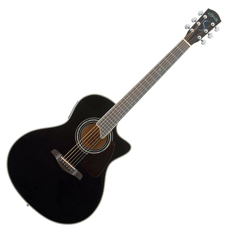S.Yairi YE-5M BK エレアコギター トップ単板 ソフトケース付属 S 