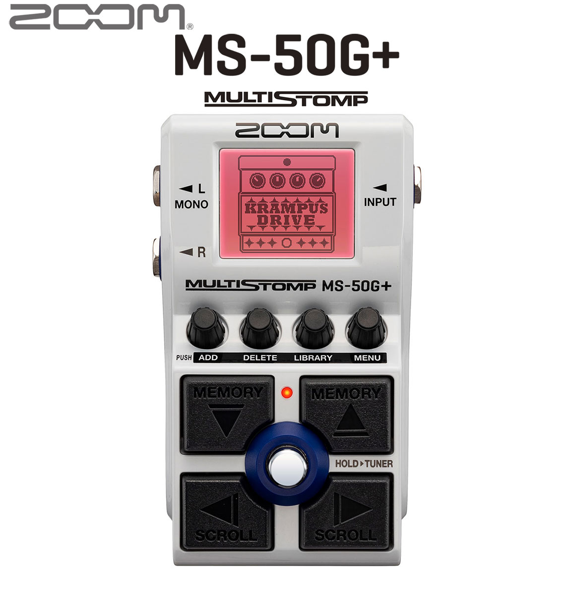 新製品 納期未定】 ZOOM MS-50G+ MultiStomp エフェクター マルチ