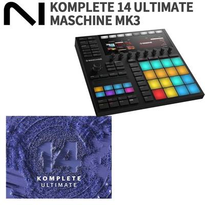 [数量限定特価] Native Instruments（NI) MASCHINE MK3 + KOMPLETE 14 ULTIMATE  MIDIコントローラー ネイティブインストゥルメンツ