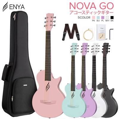 ENYA NOVA GO アコースティックギター カーボンファイバー 軽量 薄型ボディ ケース付属 トラベルギター【国内正規品】 エンヤ 