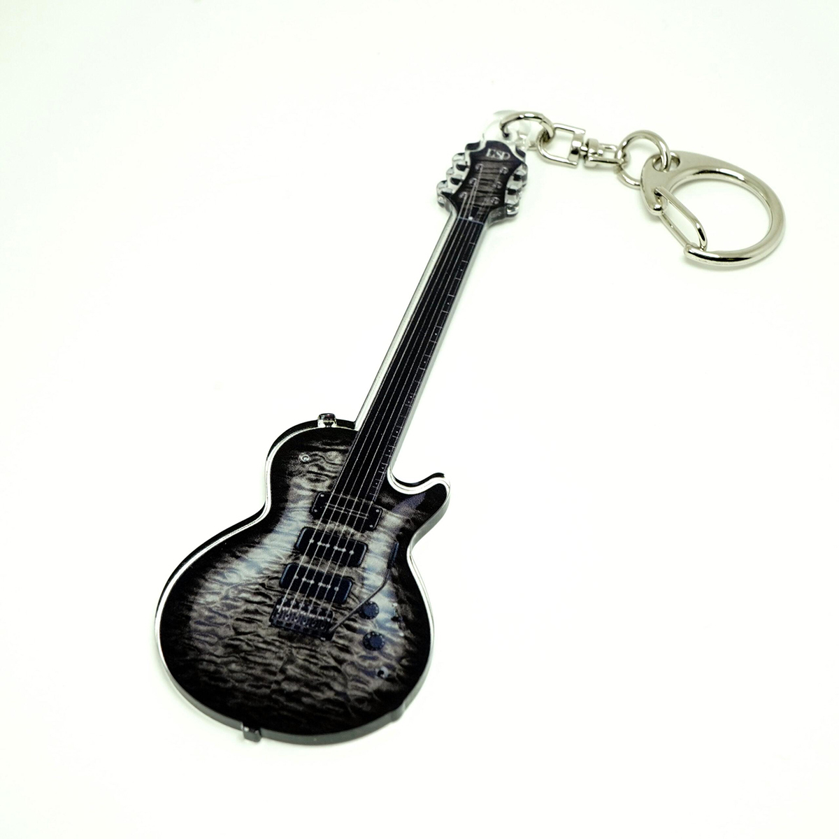 ESP AK-SGZ-04 キーホルダー ギターコレクション SUGIZO Vol.1 イーエスピー ECLIPSE S-III Fretless  QUILT