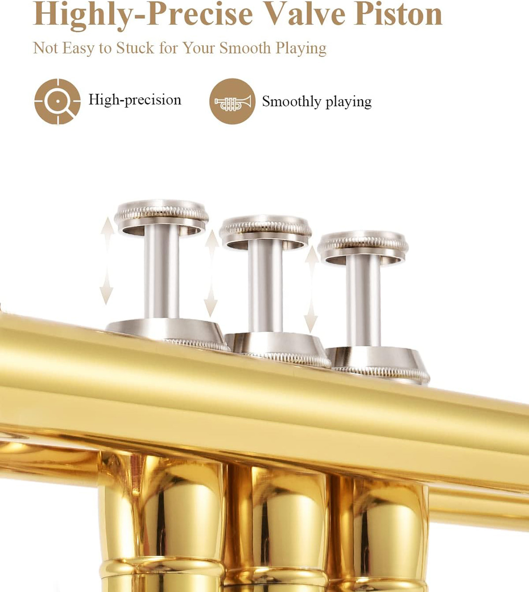 Eastar ETR-380 Gold Standard Trumpet Bb トランペット ゴールド 専用 