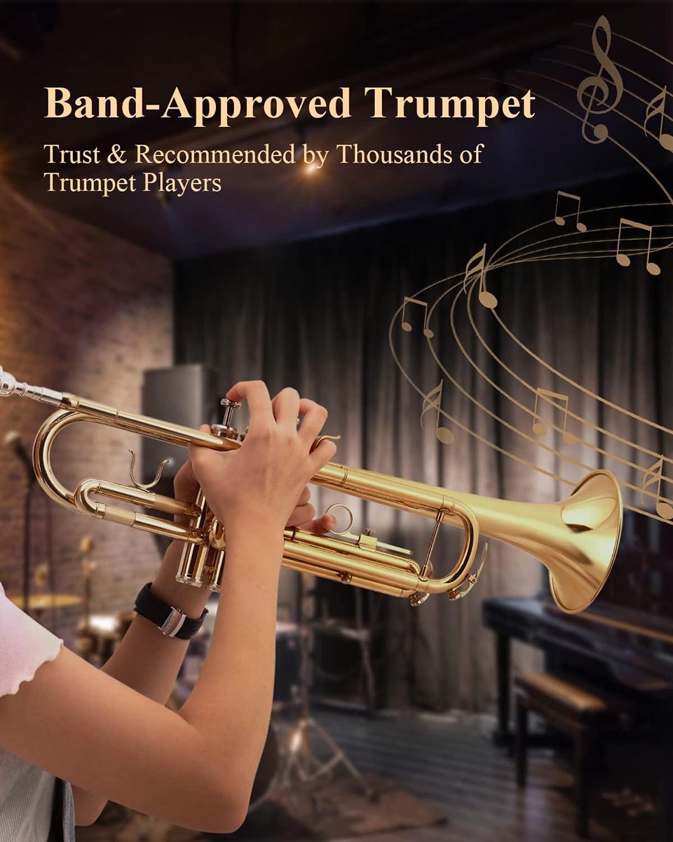 Eastar ETR-380 Gold Standard Trumpet Bb トランペット ゴールド 専用 