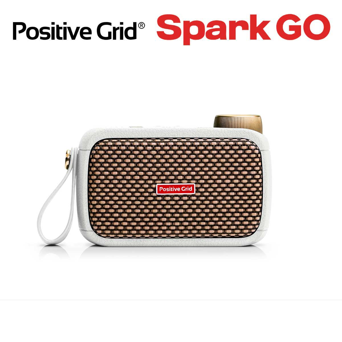 Positive Grid Spark GO Pearl ギターアンプ ベース対応 ポータブル 