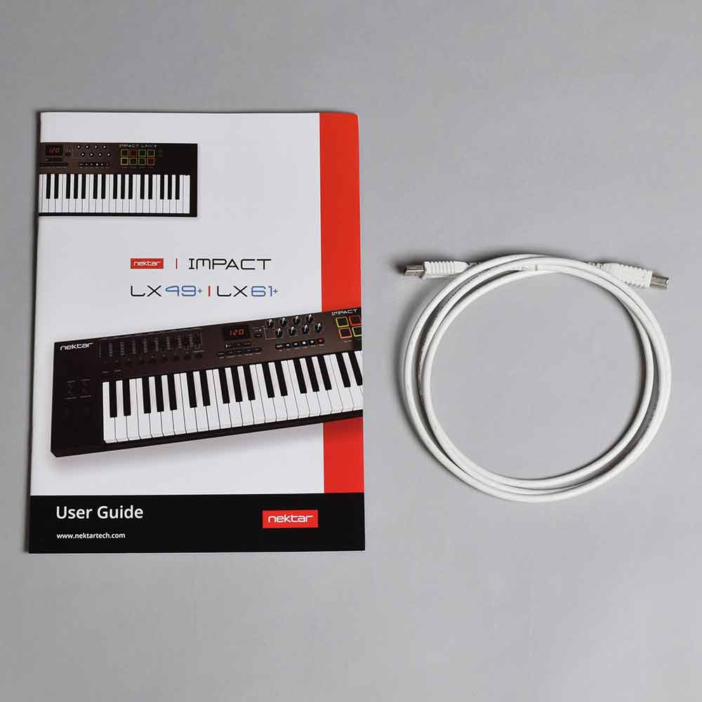 Nektar Technology IMPACT LX49+ MIDIキーボードコントローラー 49鍵盤