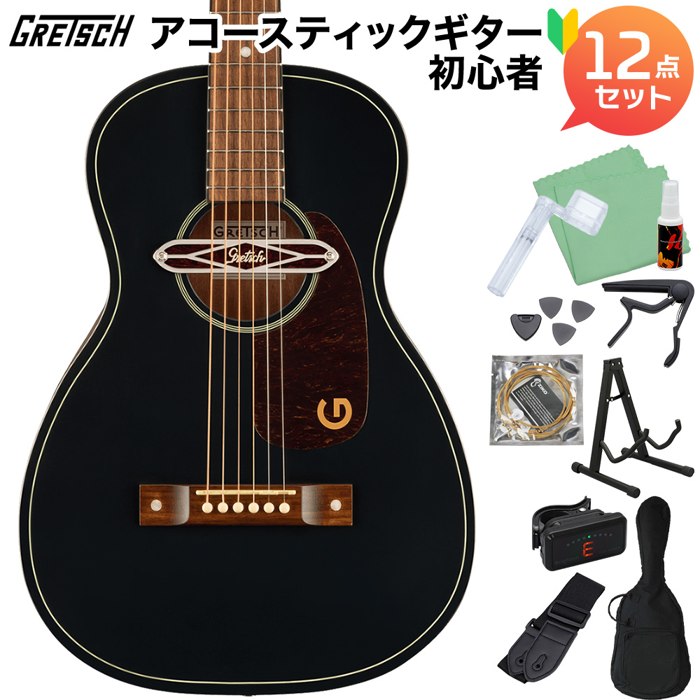 GRETSCH Deltoluxe Parlor Black Top アコースティックギター初心者12 ...