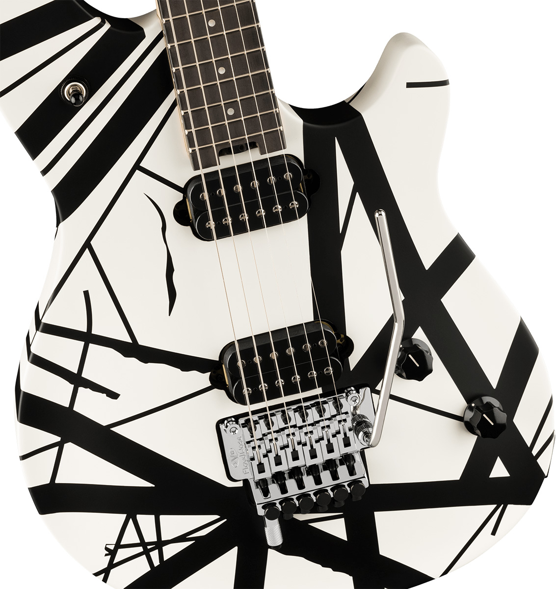 EVH Wolfgang Special Striped Series Black and White エレキギター 