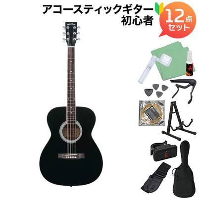 Sepia Crue FG-10 Black (ブラック) アコースティックギター初心者12点セット セピアクルー 