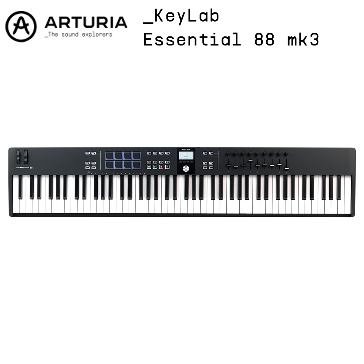 Arturia キーボード・コントローラー KeyLab mkII 61鍵盤 ブラック