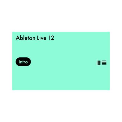 Ableton Live12 Intro 通常版 エイブルトン [メール納品 代引き不可]