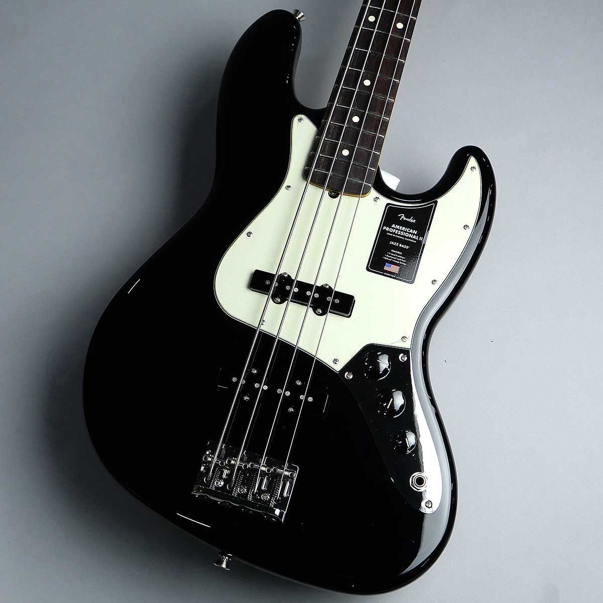 アウトレット】 Fender American Professional II Jazz Bass Black ...