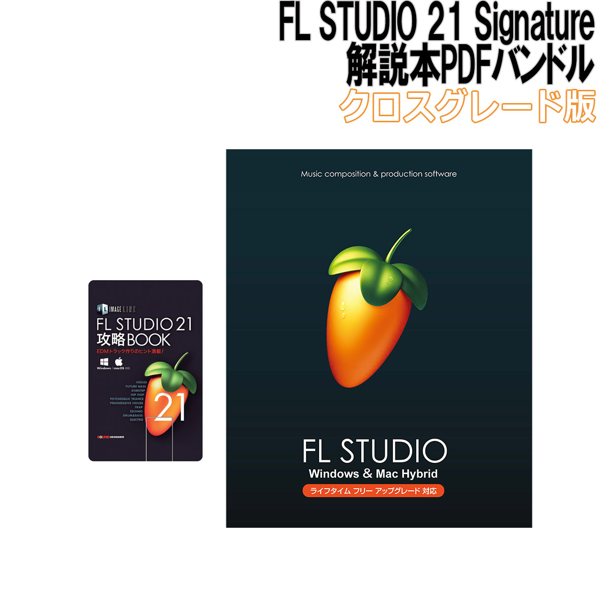 FL STUDIO 20 Signatureクロスグレード 解説本バンドル - 楽器/器材
