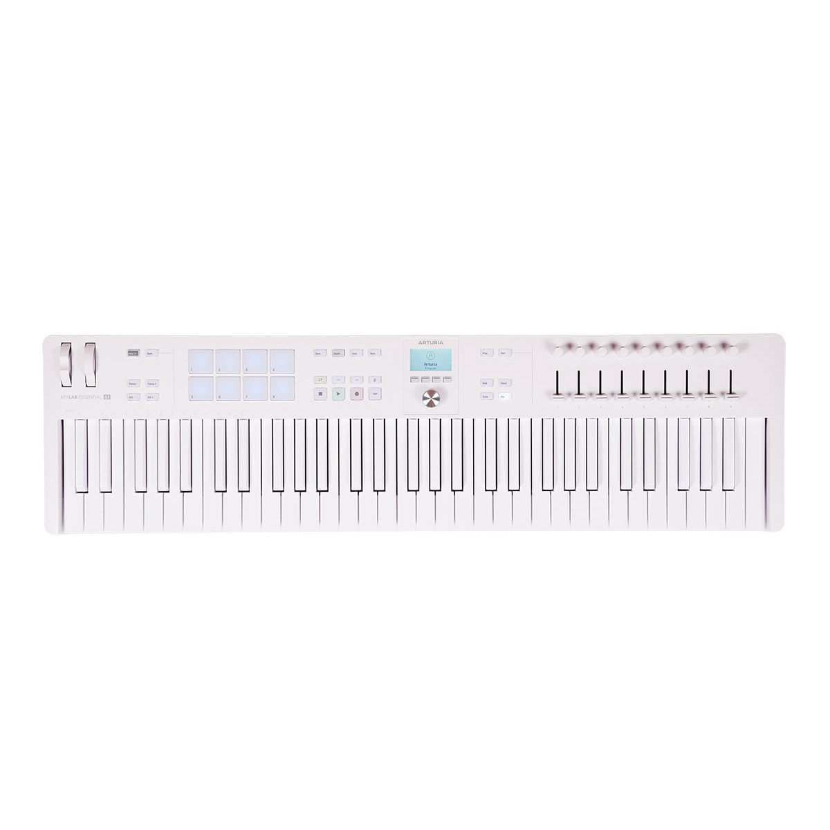 ARTURIA KeyLab Essential 61 MK3 (Alpine White) 61鍵盤 限定カラー MIDIキーボード コントローラー  USB アートリア