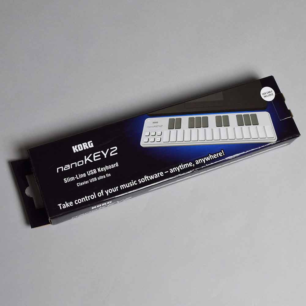 KORG コルグ nanoKEY2 WH (ホワイト) MIDIキーボード スリムライン USB 25鍵盤 【 中古 】
