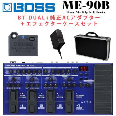 BOSS ME-90B + BT-DUAL + PSA-100S + エフェクターボード セット マルチエフェクター エレキベース用 DI搭載 ボス ME90B