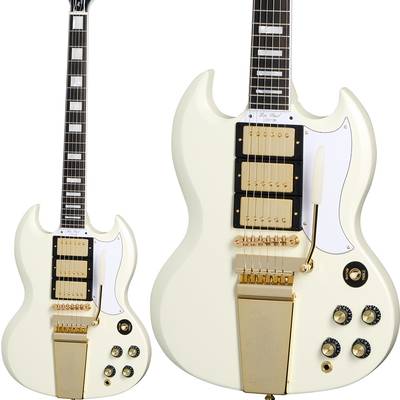 Epiphone 1963 Les Paul SG Custom with Maestro Vibrola Classic White エレキギター Inspired by Gibson Custom エピフォン 