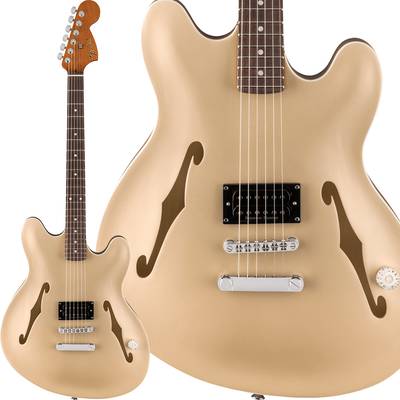 Fender Tom DeLonge Starcaster Satin Shoreline Gold エレキギター トム・デロング シグネチャー フェンダー 