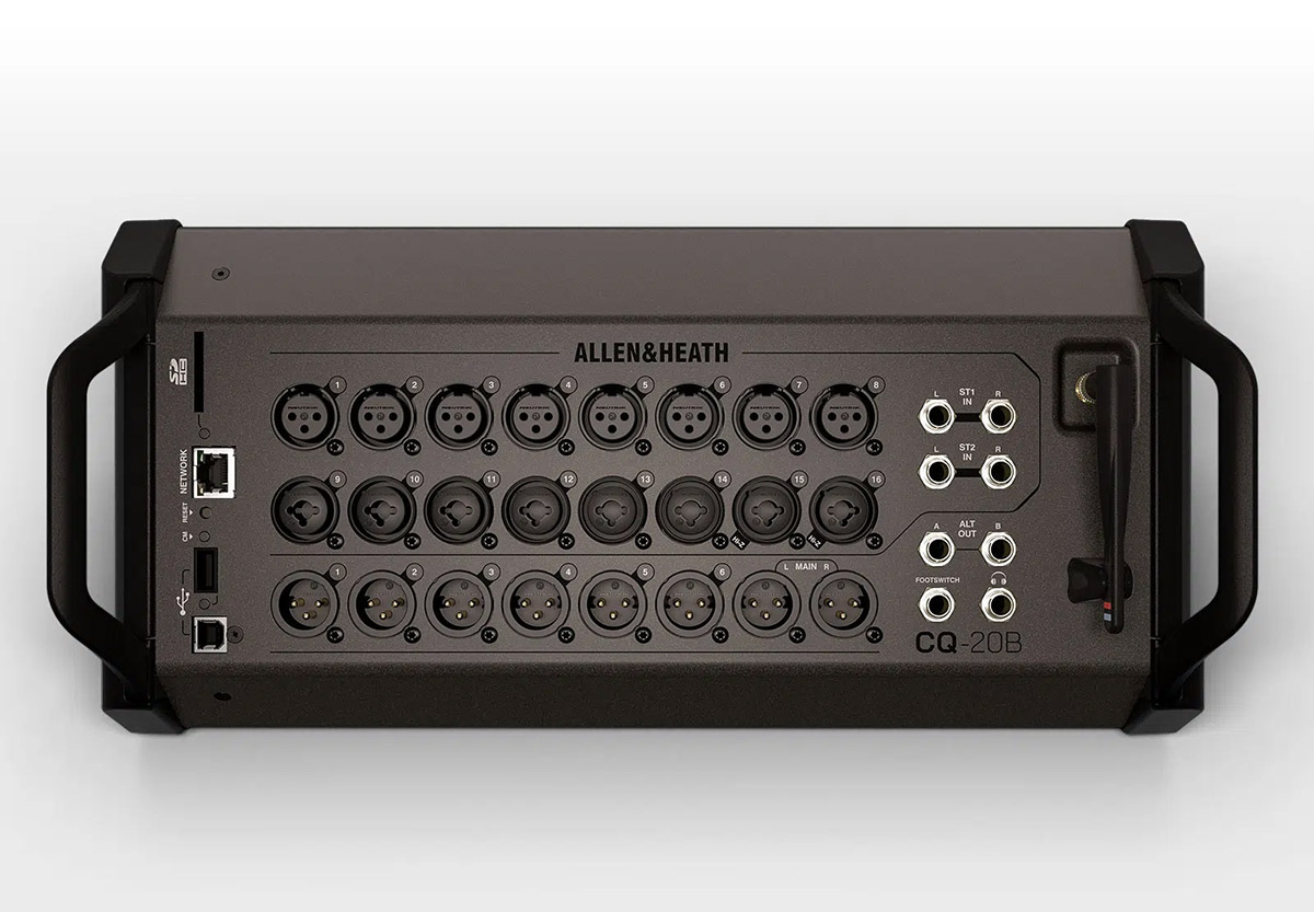 Allen & Heath CQ-20B デジタルミキシングコンソール コンパクトミキサー アレン＆ヒース 【2024年夏ごろ発売予定】