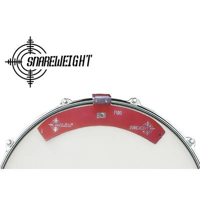 SNAREWEIGHT M80 Red (レッド) レザー製ミュート ドラム用ミュート スネアウェイト 