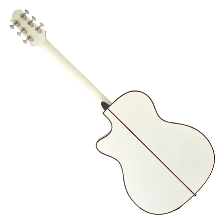 S.Yairi YATK-1400EC SW (snow WHITE) エレアコギター スノーホワイト Advancedシリーズ