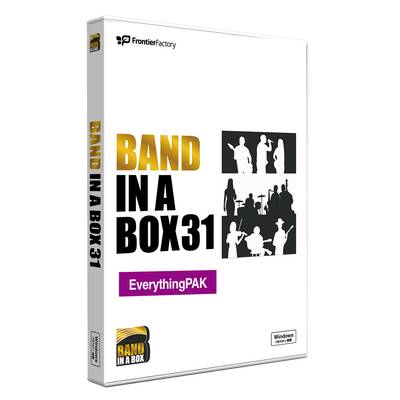 PGmusic Band-in-a-Box 31 for Windows EveryPAK PGミュージック PGBBVEW111
