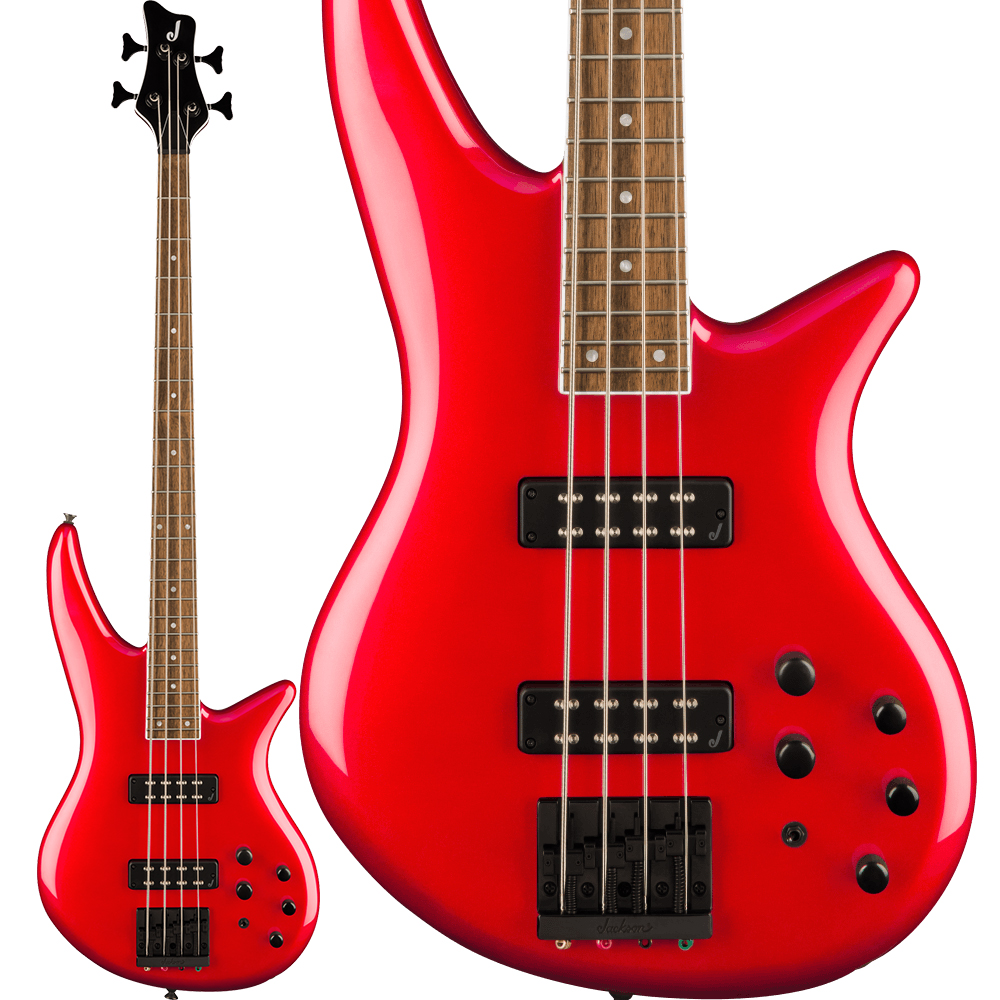 Jackson X Series Spectra Bass SBX IV Candy Apple Red エレキベース 