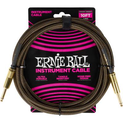 ERNiE BALL P06428 10ft Pay Dirt シールド S/S 約3.05ｍ アーニーボール Braided Instrument  Cable | 島村楽器オンラインストア