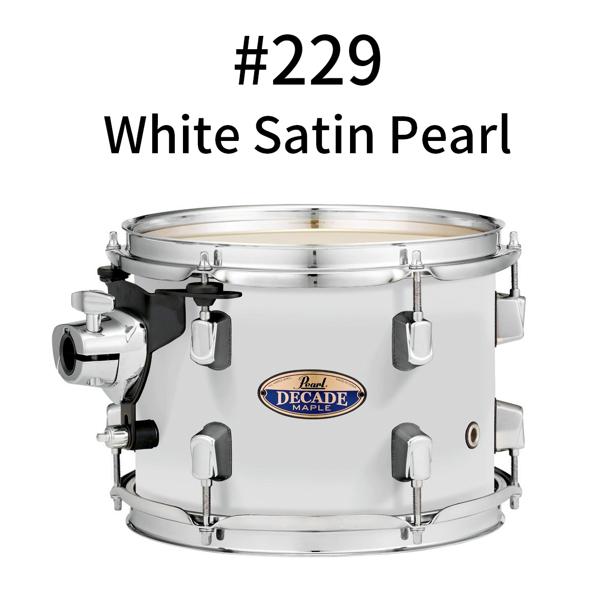 Pearl DMP825S/CN #229 White satan pearl DECADE MAPLE ”Ready Set Go” フルセット  シンバル付き ドラムセット パール | 島村楽器オンラインストア