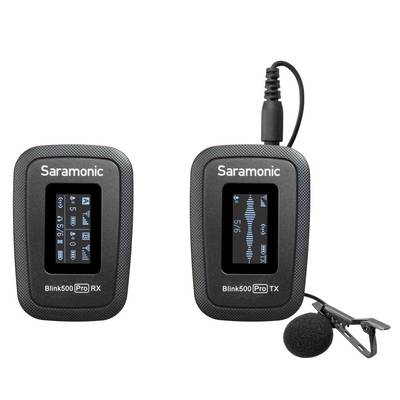 Saramonic Blink500Pro B1-B (ブラック) [送信機1台・受信機1台・ラべリアマイク付属] 2.4Gワイヤレスマイクシステム OLEDディスプレイレスモデル サラモニック 