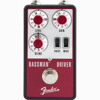 Fender Bassman Driver エフェクター ベース用オーバードライブ フェンダー 【1月上旬以降お届け予定】