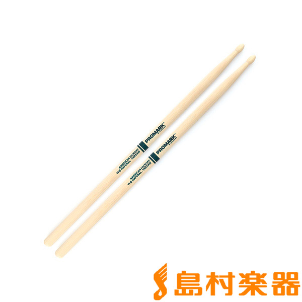 Promark TXR5AW スティック Hickory 5A "The Natural" Wood Tip Drumstick 【プロマーク】