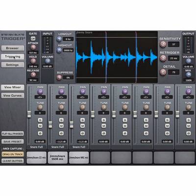 [特価 2023/12/26迄] Steven Slate Audio TRIGGER2 Drum Replacer Plug-ins スティーヴンスレートオーデ [メール納品 代引き不可]