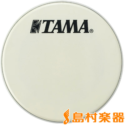 TAMA CT18BMSV バスドラム用フロントヘッド/コーテッド(TAMA ロゴ黒) 18” 【タマ】