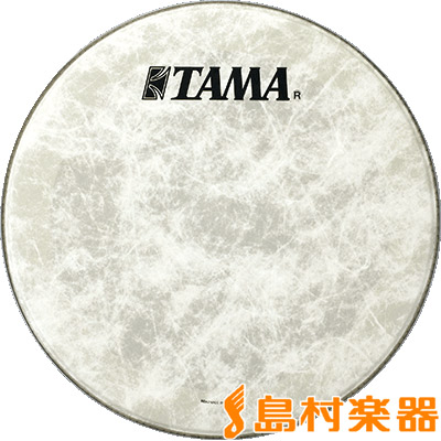 TAMA RF22BMST バスドラム用フロントヘッド/REMOファイバースキン・パワーストローク3(22インチ)(TAMAロゴ黒) 【タマ】