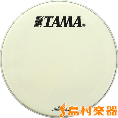 TAMA CT18BMOT バスドラム用フロントヘッド/コーテッドヘッド(18インチ)(TAMA+Starclassic黒ロゴ) タマ 