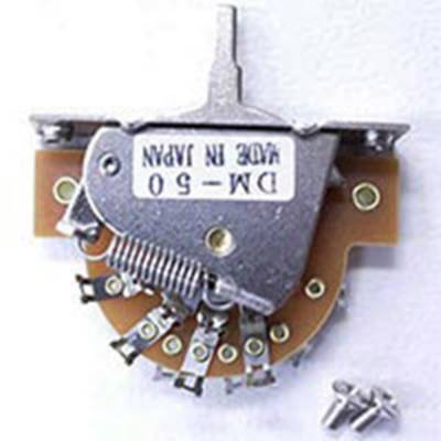 SCUD DM-50S レバースイッチ オープンタイプ 5way ノブ無し 取付ビス付属 スカッド 