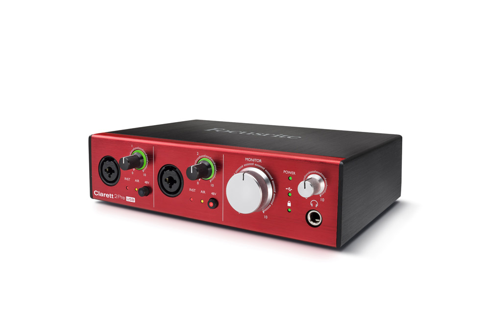 Focusrite Clarett 2 Pre USB オーディオインターフェイス フォーカス