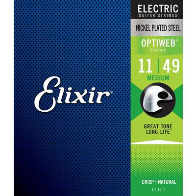 Elixir OPTIWEB 11-49 ミディアム #19102 エリクサー エレキギター弦