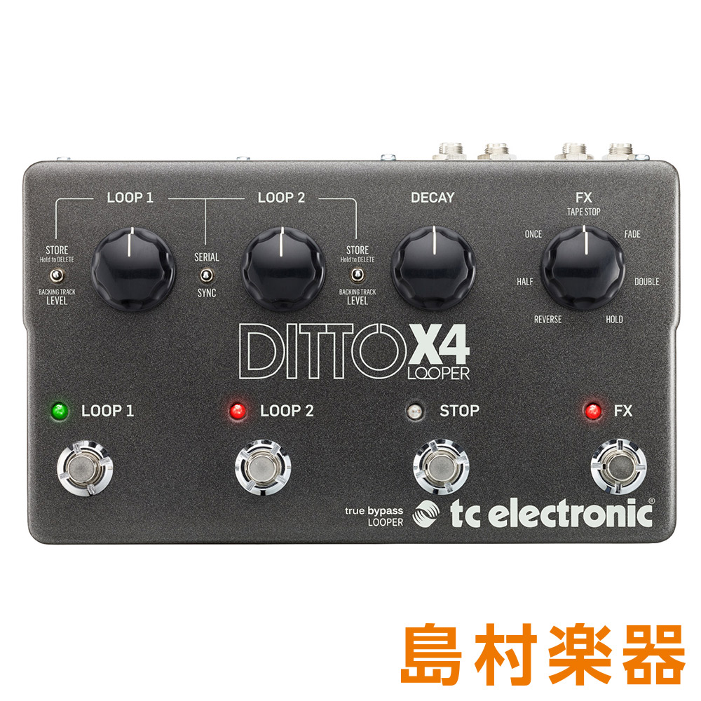 TC Electronic Ditto X4 Looper コンパクトエフェクター ルーパー 【TC エレクトロニック】