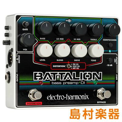 Electro Harmonix BATTALION コンパクトエフェクター ベースプリアンプDI エレクトロハーモニックス 