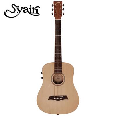 S.Yairi YM-02E/NTL (Natural) ミニギター エレアコギター ナチュラル ソフトケース付属 Sヤイリ 