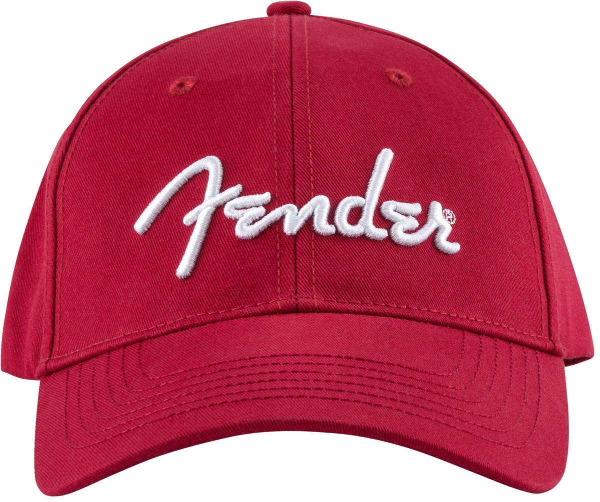 Fender LOGO STRETCH CAP RED 帽子 ベースボールキャップ フェンダーロゴ刺繍 【フェンダー】 - 島村楽器オンラインストア