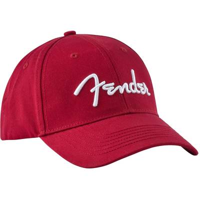Fender LOGO STRETCH CAP RED 帽子 ベースボールキャップ フェンダー