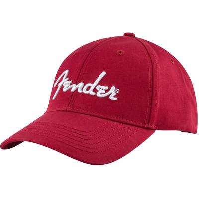 Fender LOGO STRETCH CAP RED 帽子 ベースボールキャップ フェンダー