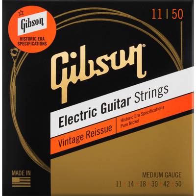 Gibson SEG-HVR11 Vintage Reissue エレキギター弦 Medium 011-050 【ギブソン 】